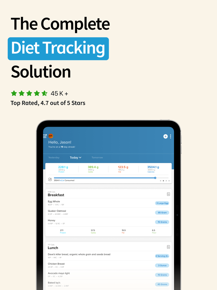 #1. My Macros+ | Macro Tracker (iOS) 由: My Macros LLC