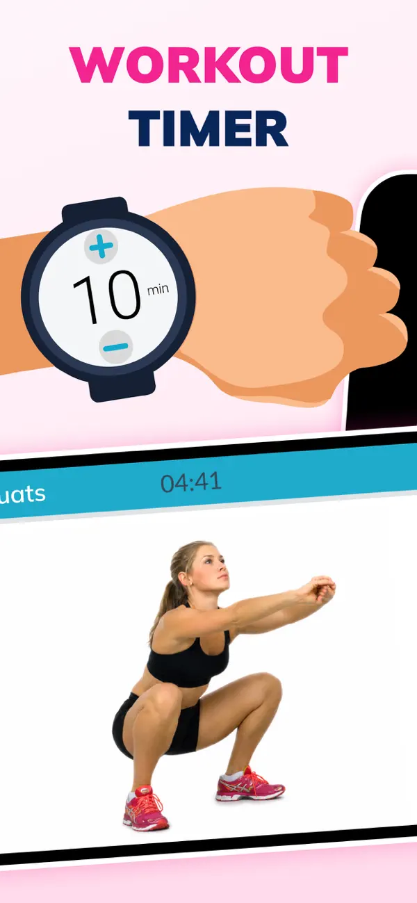 Screenshot #2 pour Entraînement Femmes: domicile exercice et fitness
