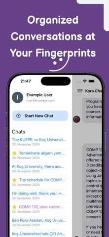 Kora: Ask me! iPhone screenshot