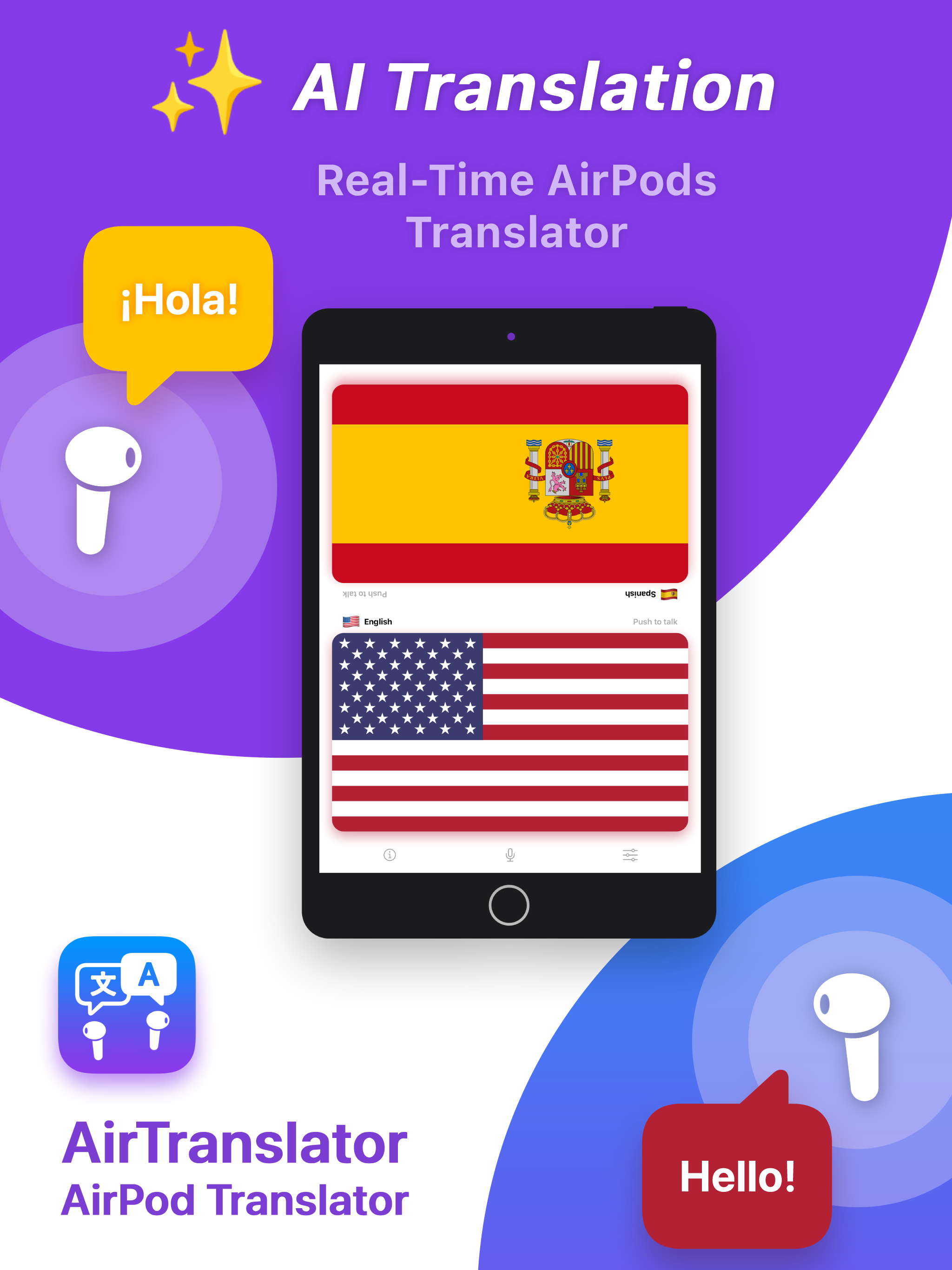 AirTranslator AirPod Translate