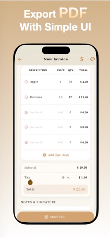 InvoicePro: Invoice Generator Screenshot 2 of 4