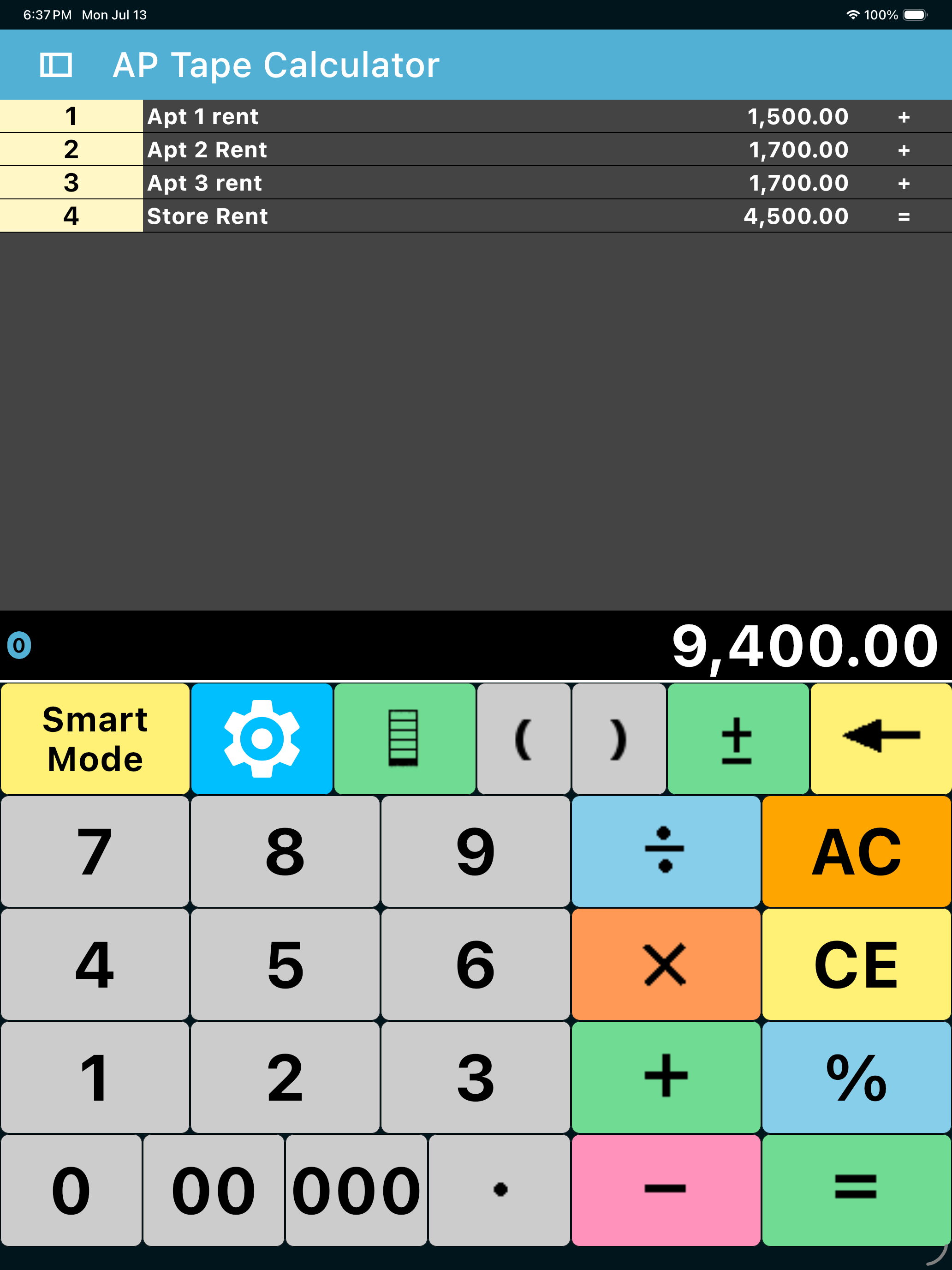 AP Tape Calculator screenshot 8
