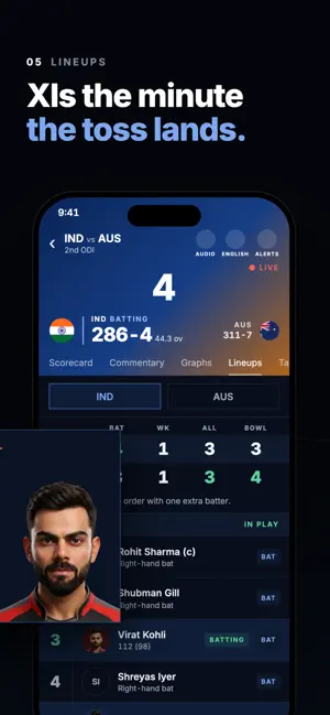 Cric6 - Live Cricket Score screenshot 4