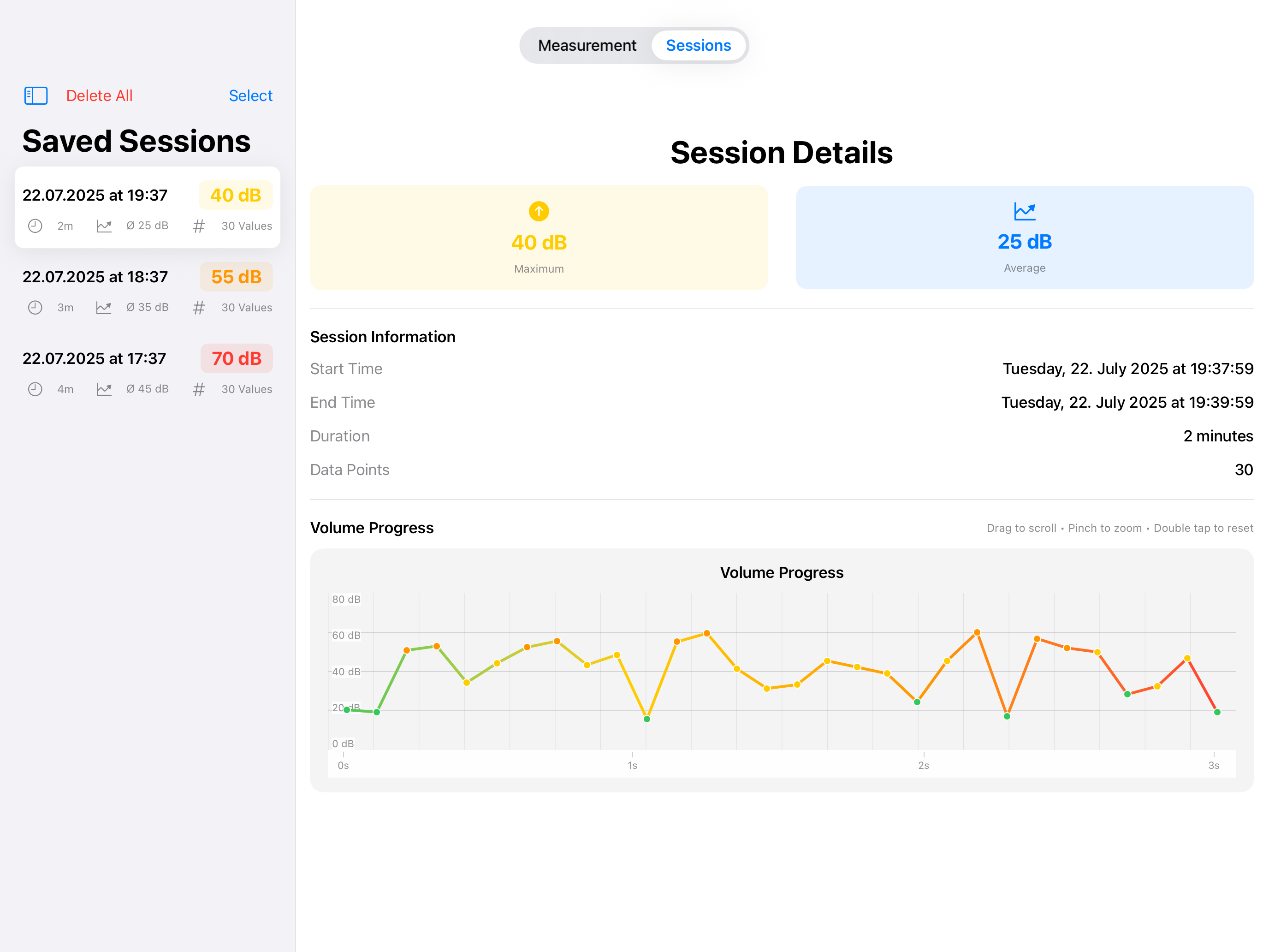 Simple dB Meter screenshot 10
