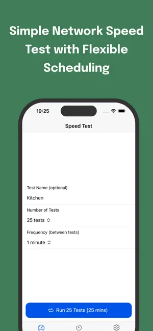 Wifi Speed Test Periodical Log screenshot 2