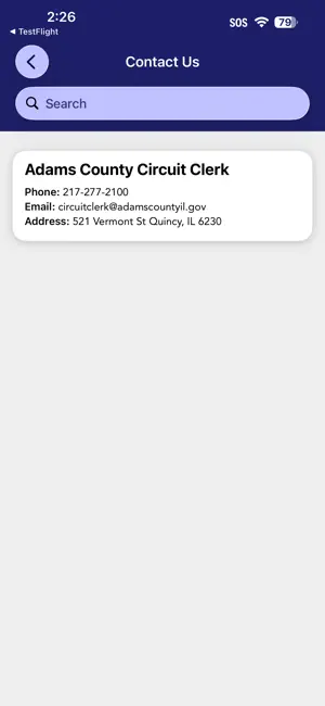 Adams County Circuit Clerk IL screenshot 2