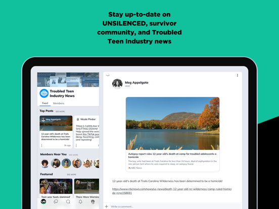 Unsilenced Impact iPad screenshot 2 - Social Networking app