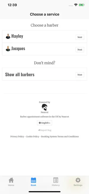 Eclipse Barber Studio screenshot 2