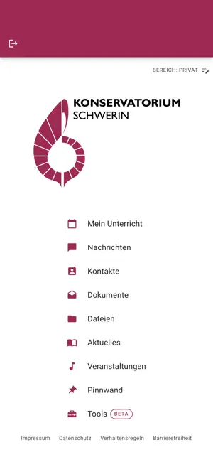 Konservatorium Schwerin screenshot 1