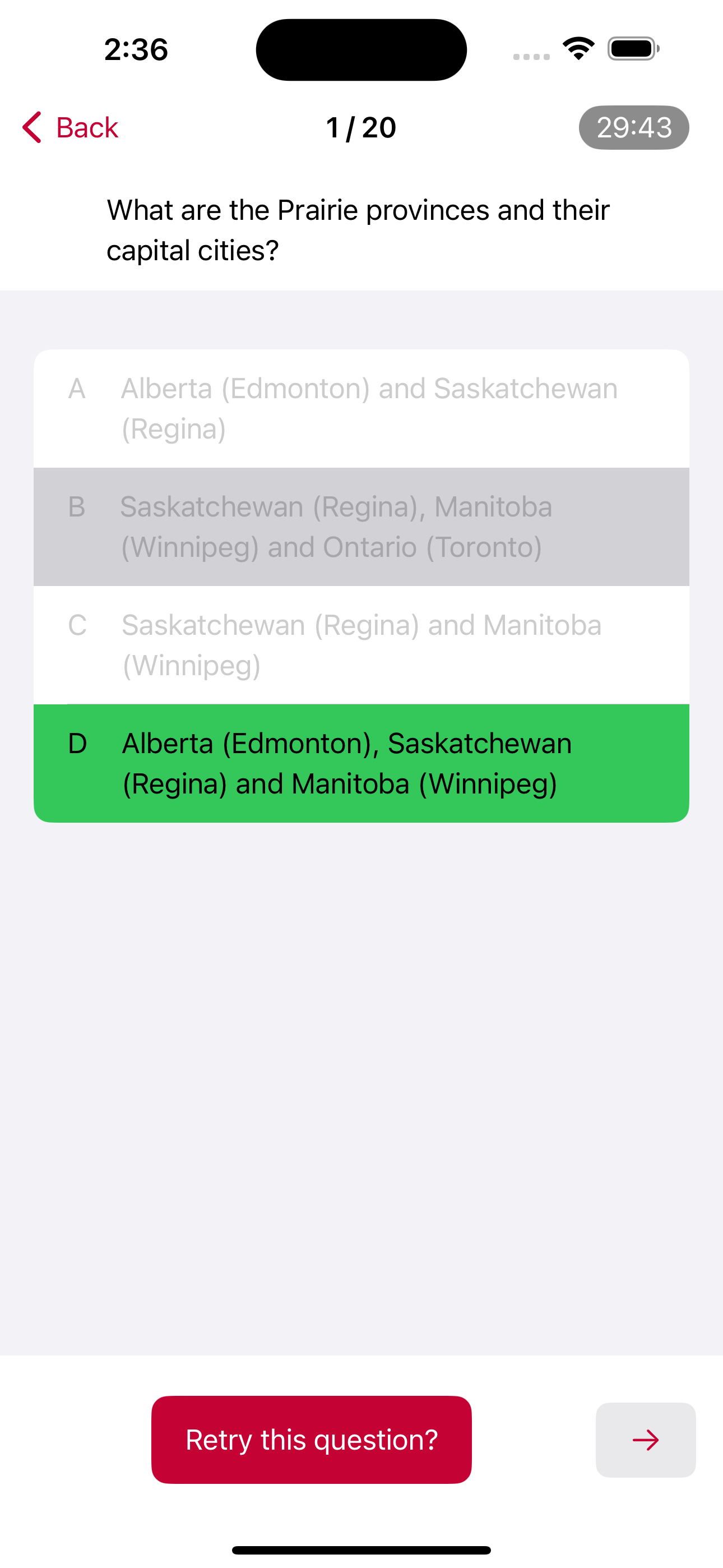 Canada Quiz.