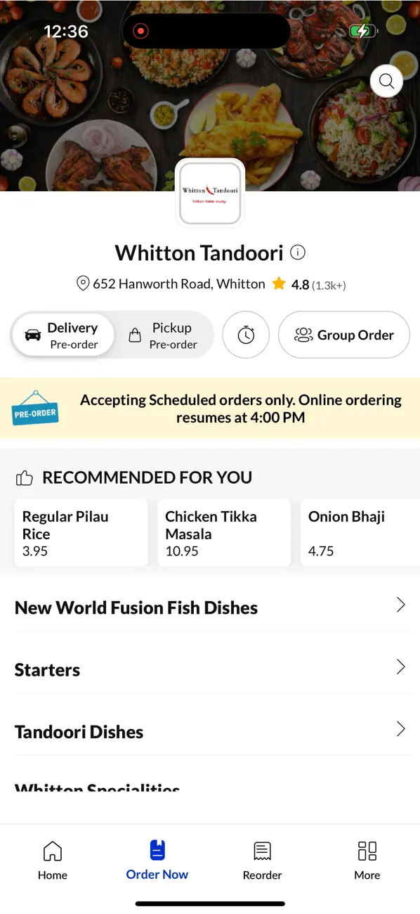 Screenshot #2 pour Whitton Tandoori,