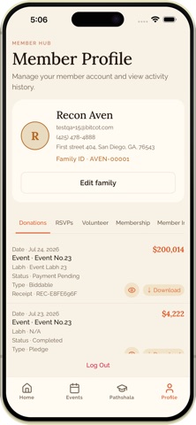 JSSD HUB iPhone screenshot