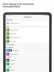 MinRenovasjon ipad bilder 2