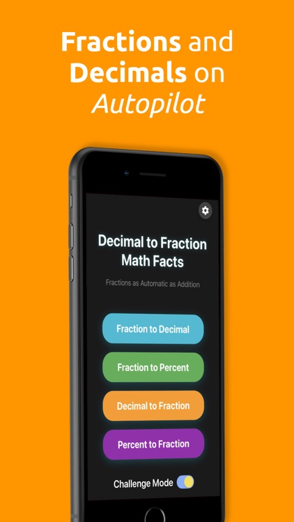 Decimal to Fraction Math Facts