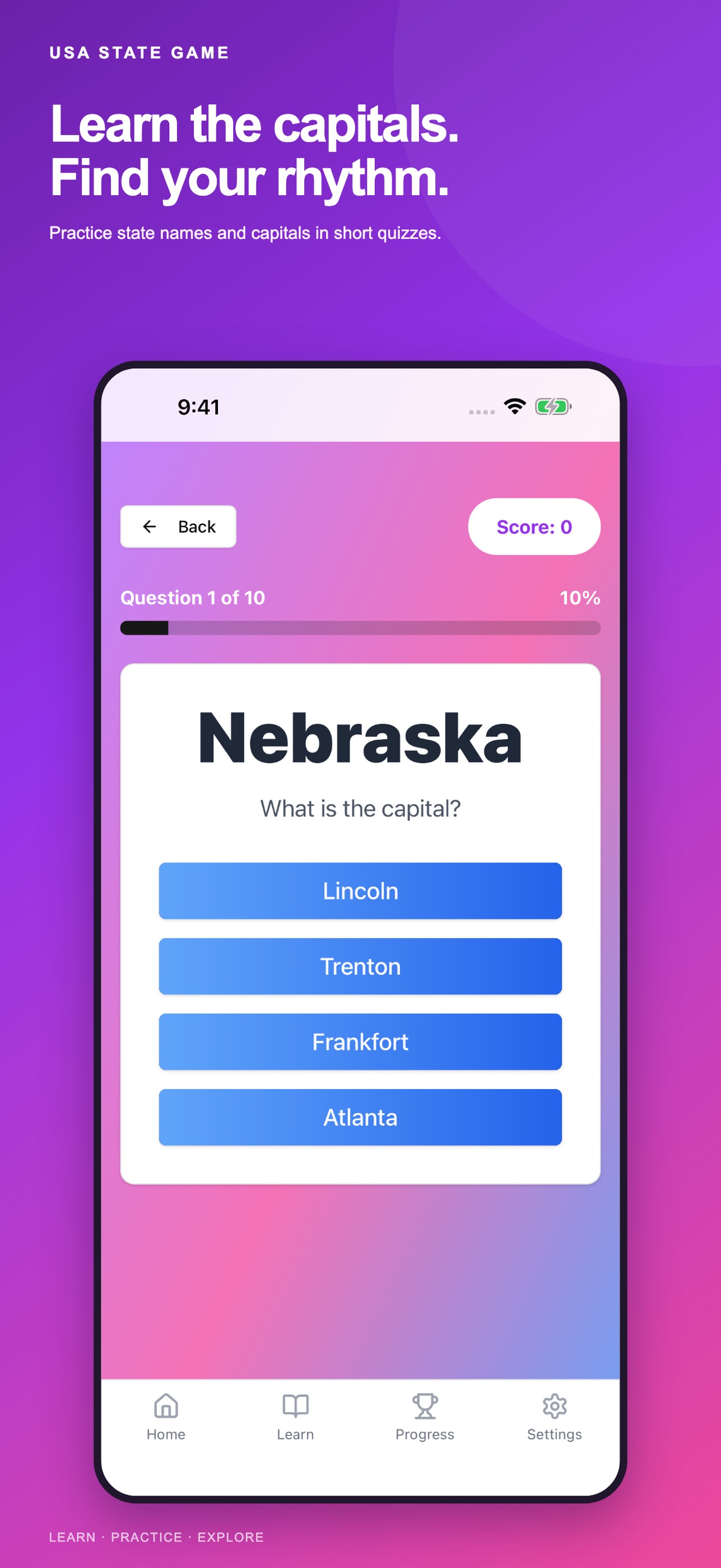 Screenshot 3 of USA State Game