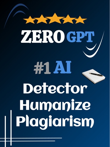 ZeroGPT AI Plagiarism Humanize iPad screenshot