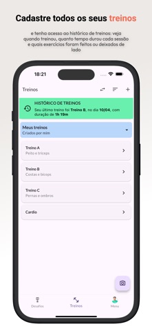 AppMaromba: Desafios Fitness screenshot