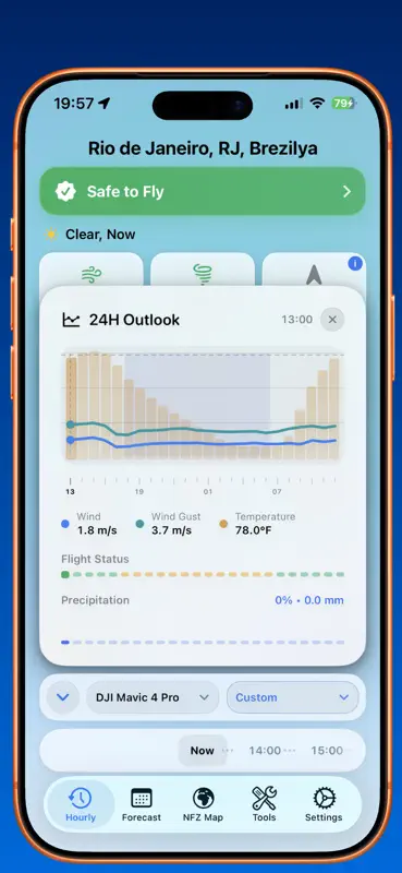 Clima drone - Weather4Fly screenshot 5 of 7