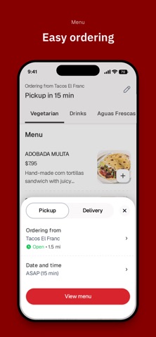 Tacos El Franc iPhone screenshot
