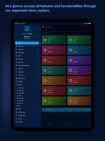 MRKS POS: ERP & Inventory iPad screenshot