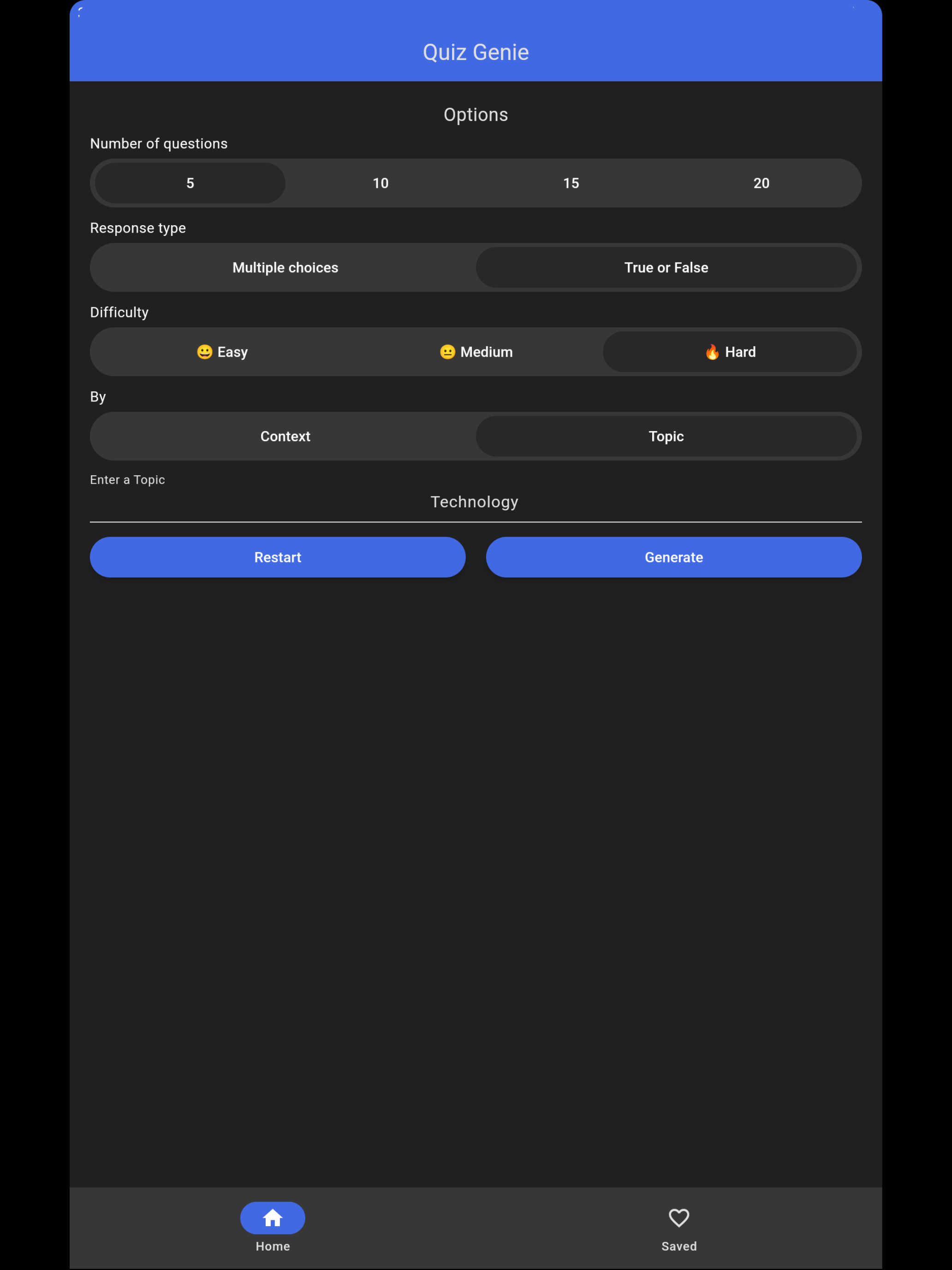 Quiz Genie - Your Perfect Quiz