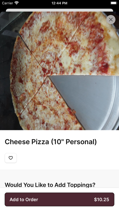 Bella Donna Pizzeria iPhone screenshot 4 - Food & Drink app