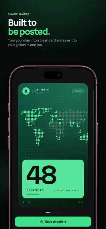 Been: Travel Map & Tracker screenshot 5 of 5