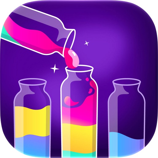 カラーソートボトルパズル色分けゲーム: Get Color