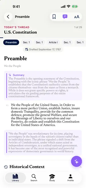 The Constitution App screenshot 3