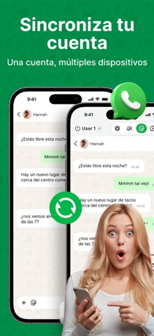 Dual Web Chat WAPP iPhone screenshot 2