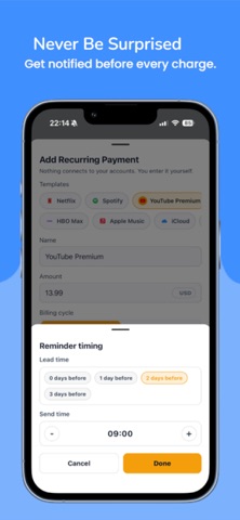 SubSnip: Subscription Tracker screenshot