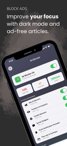 Noctra: Dark Mode For Safari screenshot
