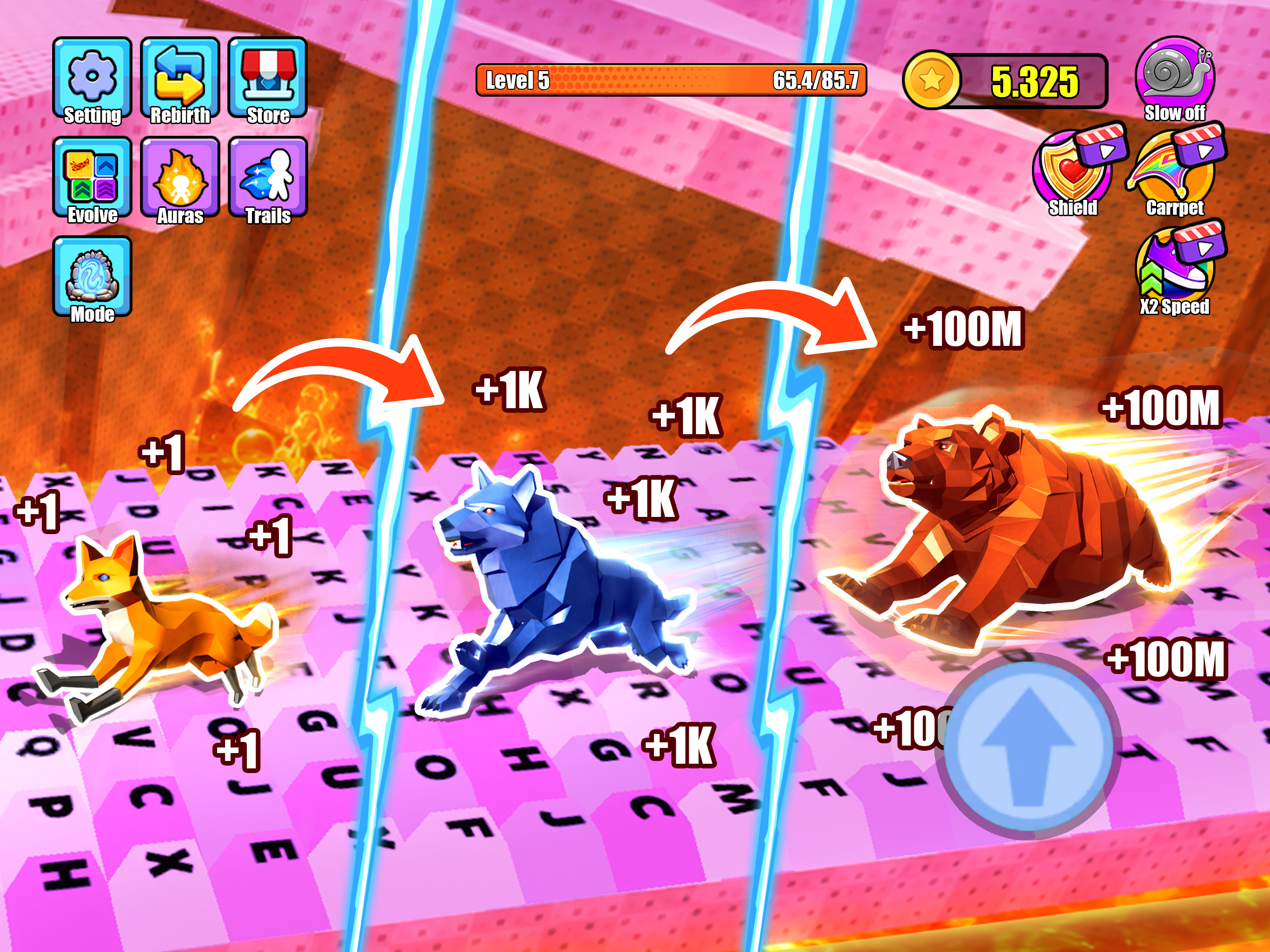 Animal Evo: Speed Keyboard screenshot 4