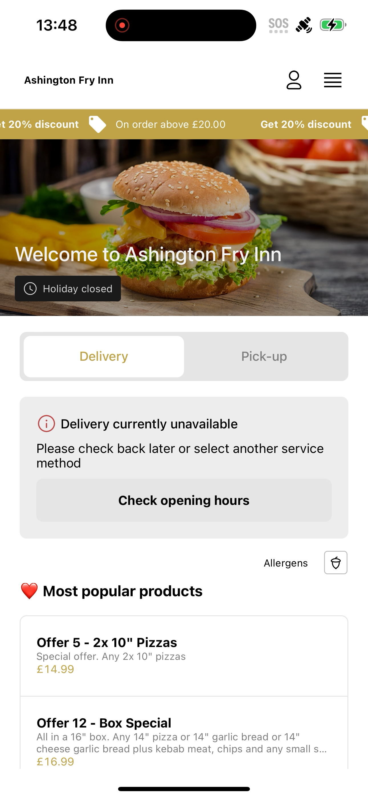 Ashington Fry Inn UK screenshot 6