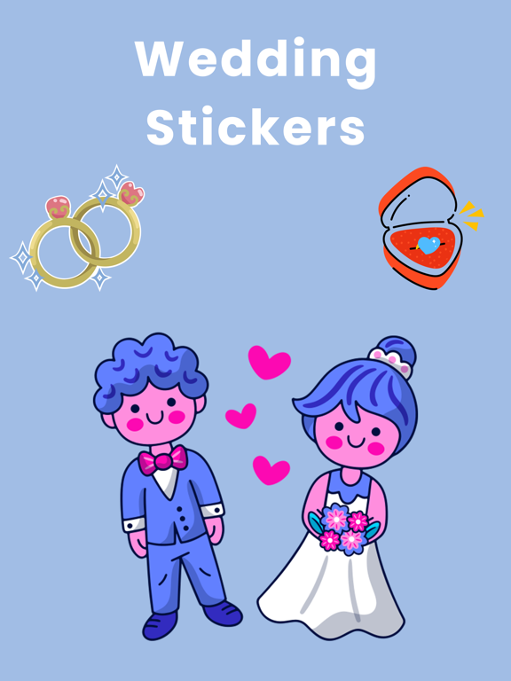 Screenshot #4 pour Wedding Strickers Set