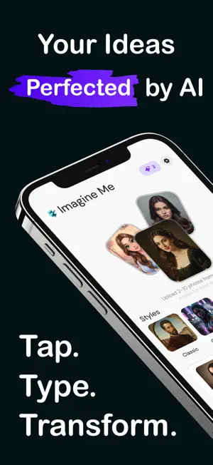 Imagine Me: AI Image Generator screenshot 1