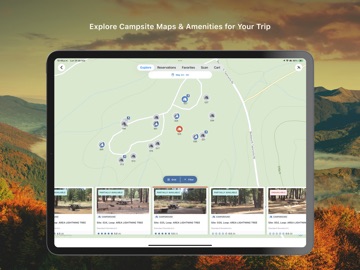Recreation.gov iPad screenshot