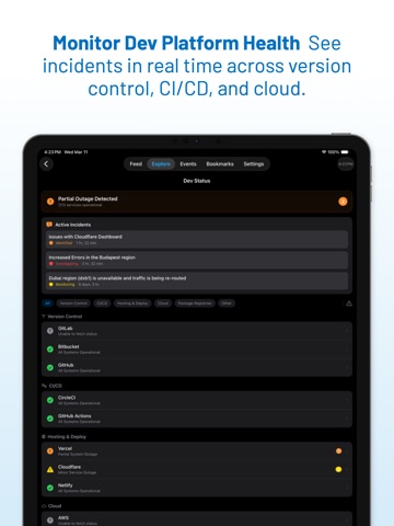 Tech Signal iPad screenshot