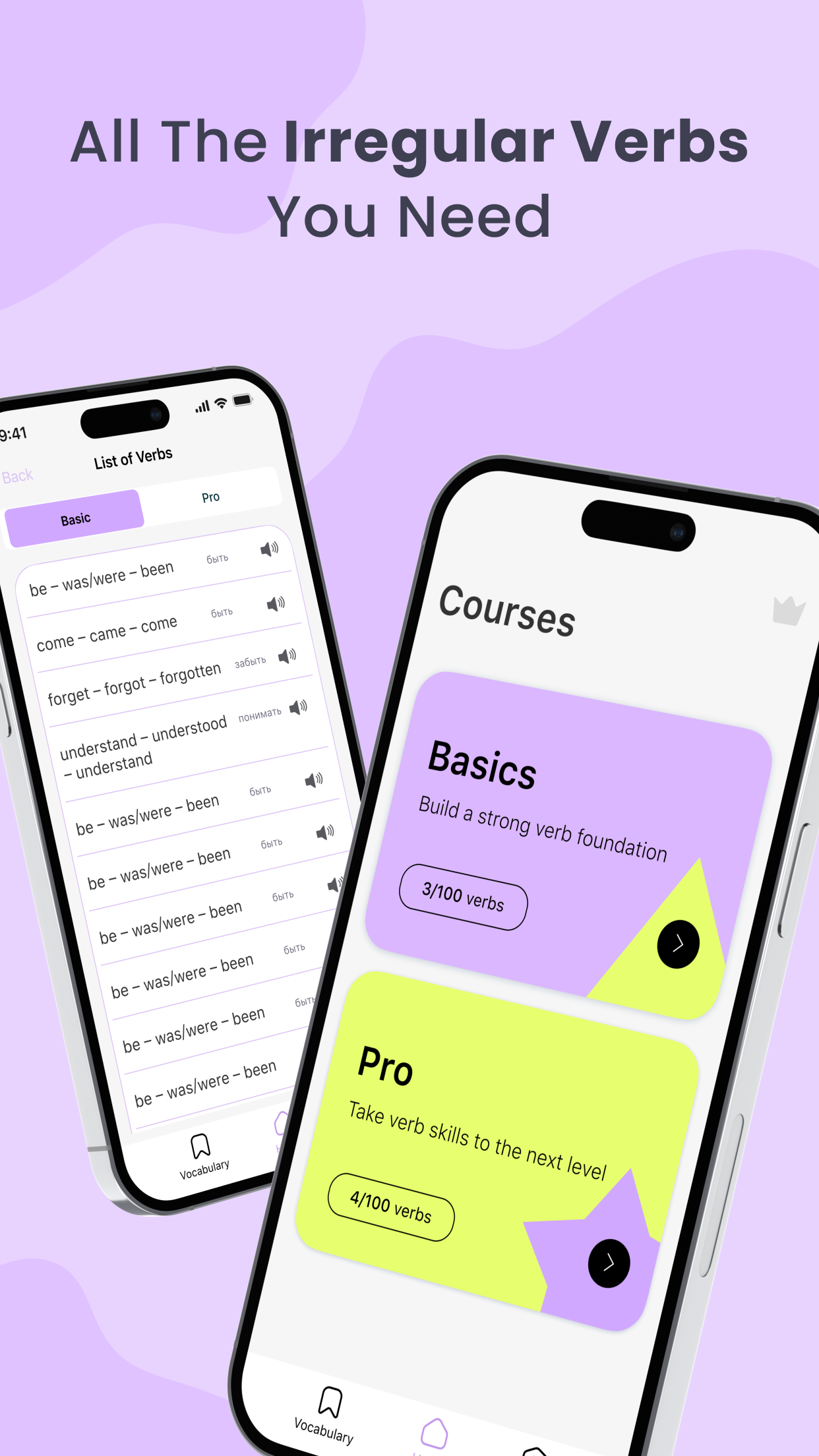 Irregular Verbs: Trainer