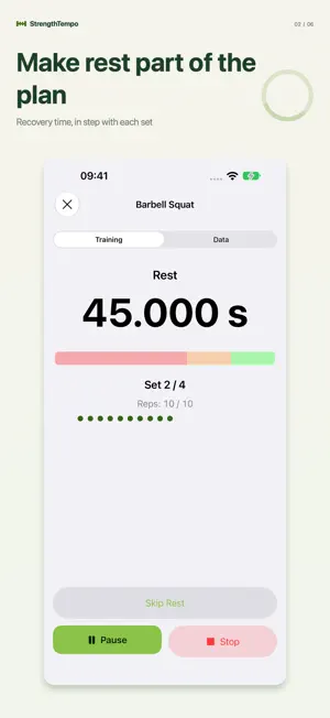 StrengthTempo: Rep Timer screenshot 2
