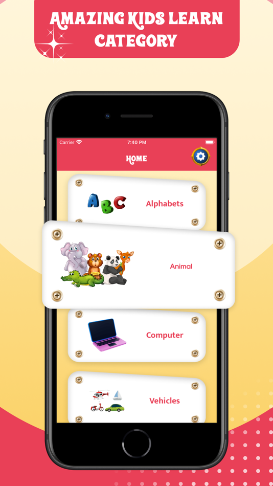 #1. Kids Learn App (iOS) 来自: Rahul Alagiya