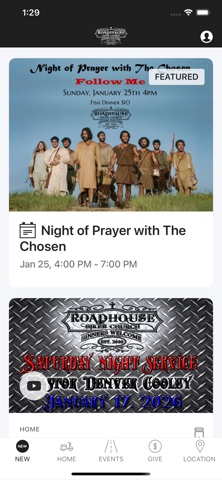 Roadhouse SB app screenshot