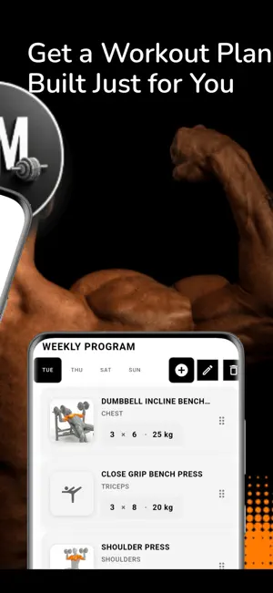 GymGM: Workout & Nutrition screenshot 2