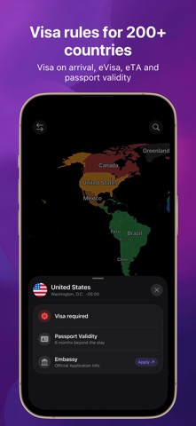 Borderlog: Visa & Tax Tracker Screenshot 2 of 5