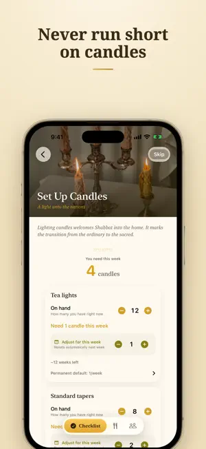 Shabbat Checklist screenshot 4