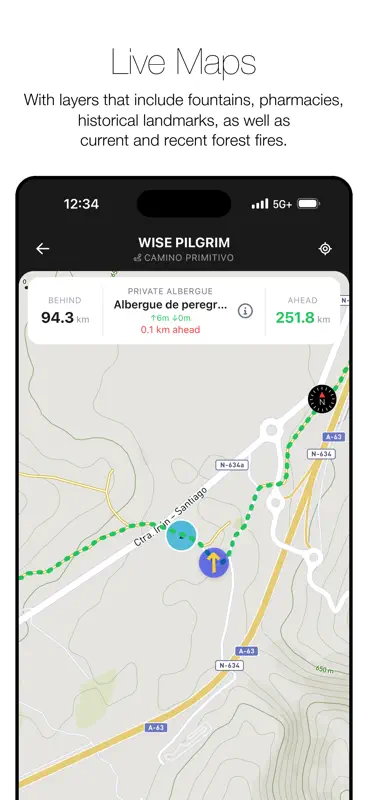 Wise Pilgrim Camino Primitivo screenshot 5 of 10