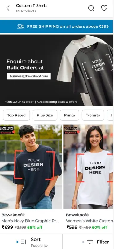 Bewakoof- Fashion Shopping App screenshot 6 of 8
