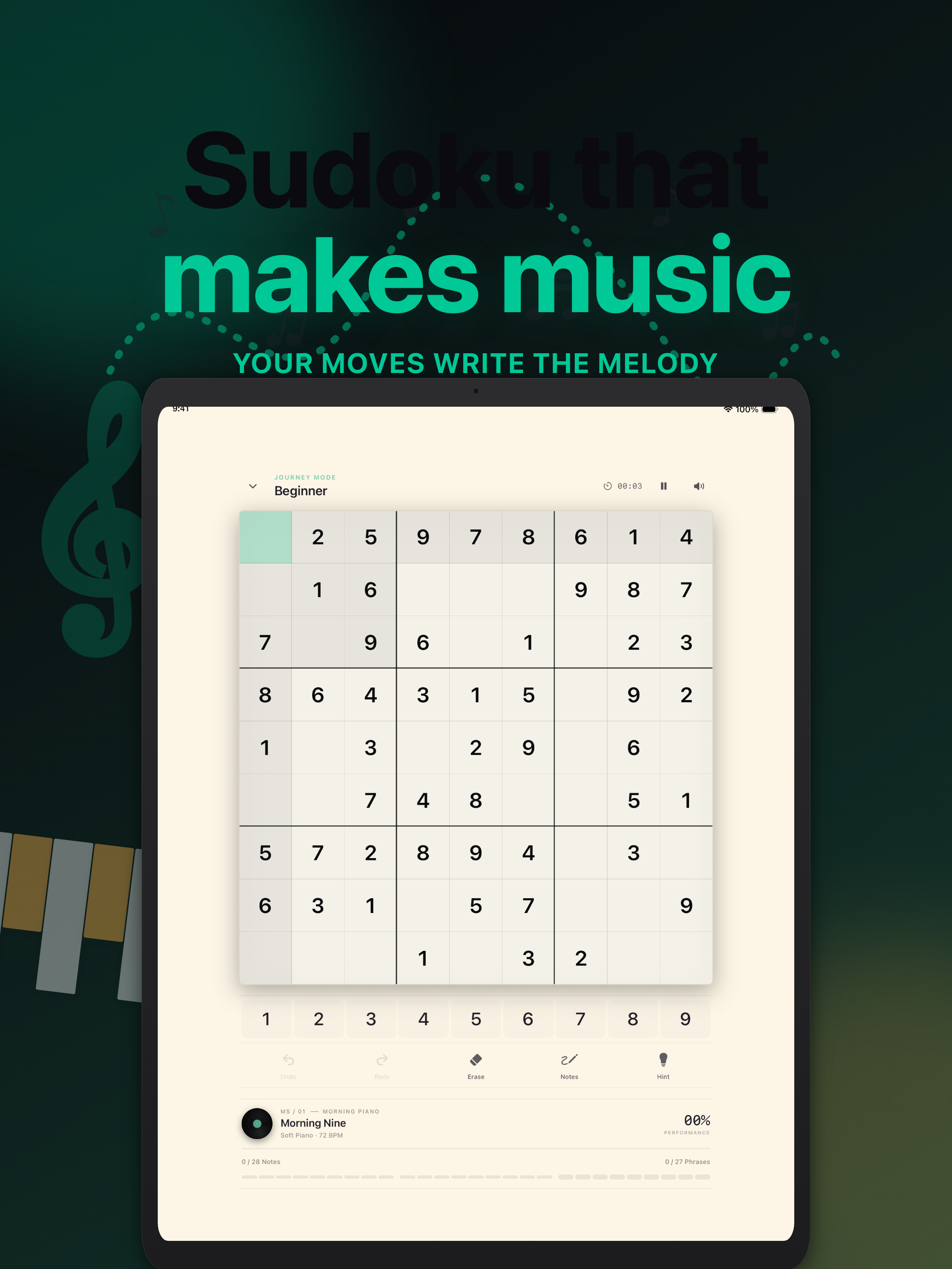 Musical Sudoku: Brain Puzzle screenshot 8