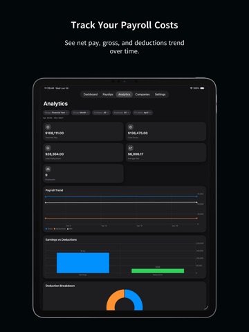 Payslip Generator iPad screenshot
