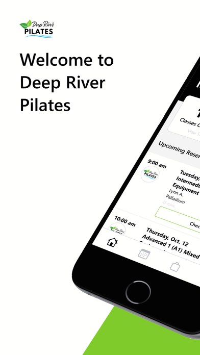 Deep River Pilates iPhone screenshot 1 - Health & Fitness app